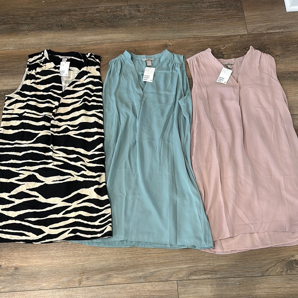 Three NWT H&M Shift Dresses, Size Medium!